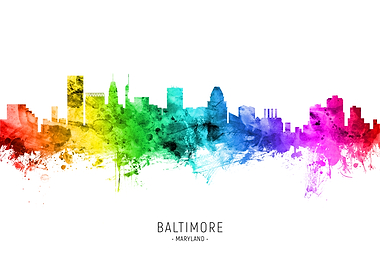 Baltimore Maryland Skyline
