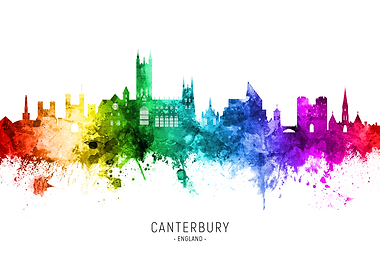 Canterbury England Skyline