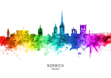 Norwich England Skyline