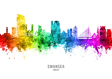 Swansea Wales Skyline