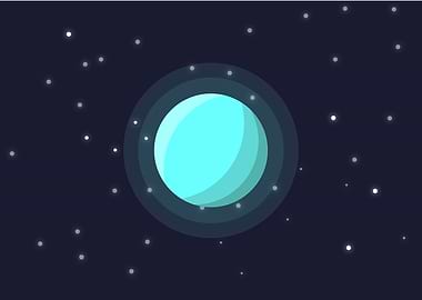 Uranus flat design