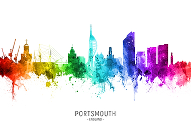 Portsmouth England Skyline