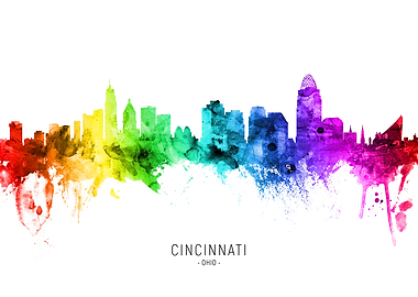 Cincinnati Ohio Skyline