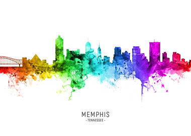 Memphis Tennessee Skyline
