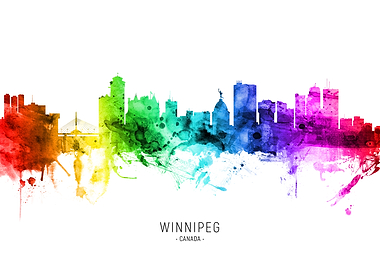 Winnipeg Canada Skyline