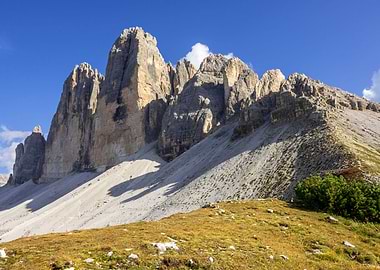 3 zinnen peaks view italy