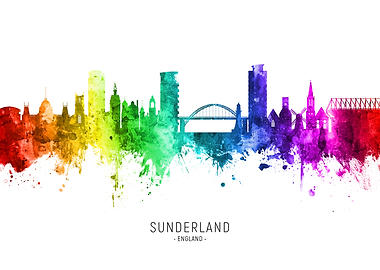 Sunderland England Skyline