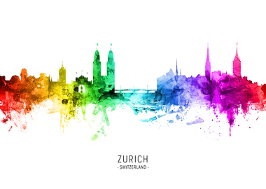 Zurich Switzerland Skyline