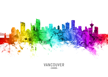 Vancouver Canada Skyline