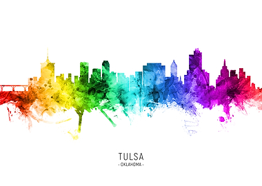 Tulsa Oklahoma Skyline
