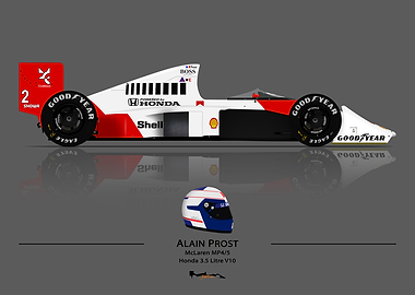 Alain Prost McLaren 1989