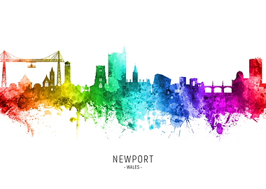 Newport Wales Skyline