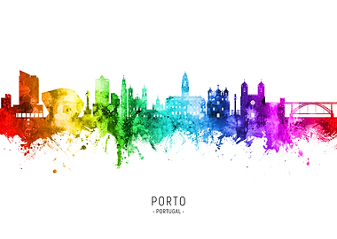 Porto Portugal Skyline