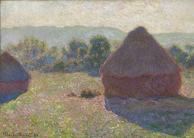 Grainstacks in the Sunligh