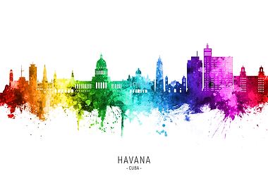 Havana Cuba Skyline