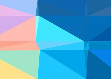 colorful triangle art