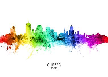 Quebec Canada Skyline
