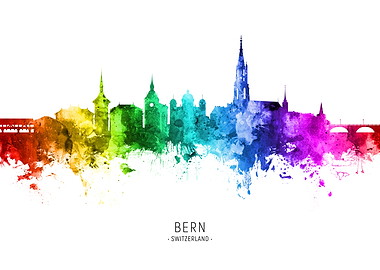 Bern Switzerland Skyline