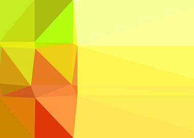 colorful triangle art