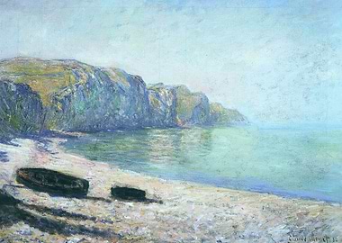 Boats on the Beach at Pour