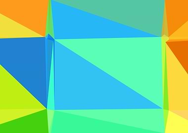 colorful triangle art