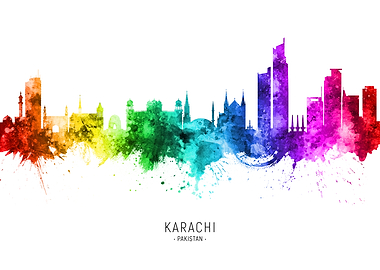 Karachi Pakistan Skyline