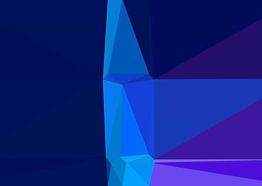 colorful triangle art