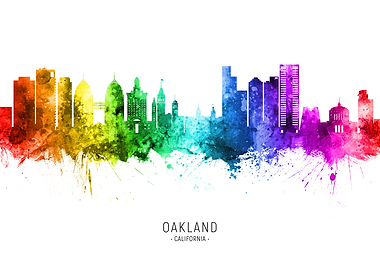Oakland California Skyline