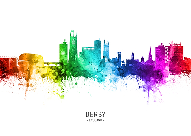 Derby England Skyline
