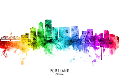 Portland Oregon Skyline