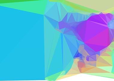 abstract low poly art