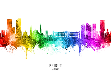 Beirut Lebanon Skyline
