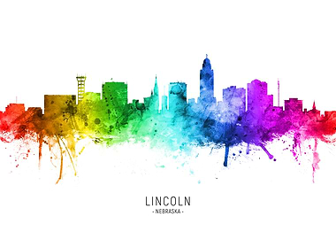 Lincoln Nebraska Skyline