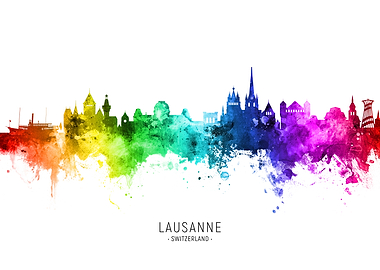Lausanne Skyline