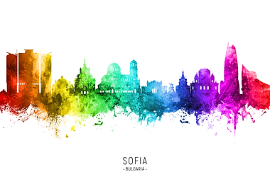 Sofia Bulgaria Skyline