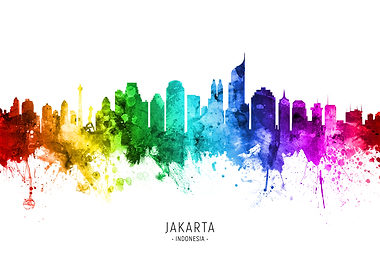 Jakarta Indonesia Skyline