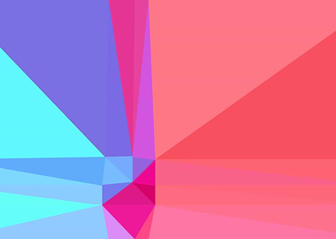 colorful triangle art