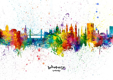 Budapest Hungary Skyline