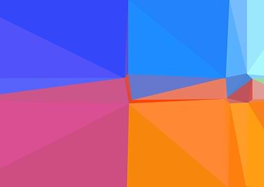 colorful triangle art