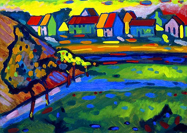 Kandinsky Bavarian Village
