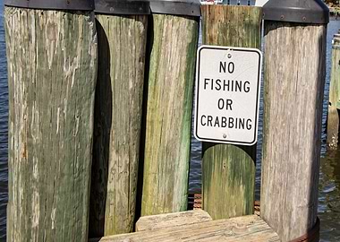 No Fishin on Pier