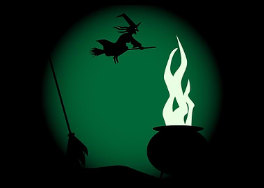 Halloween Witch Poster