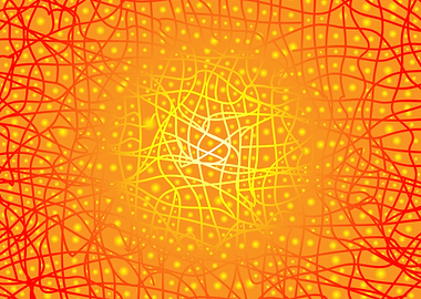 A hot abstract molten lava