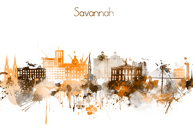 Savannah Georgia Skyline