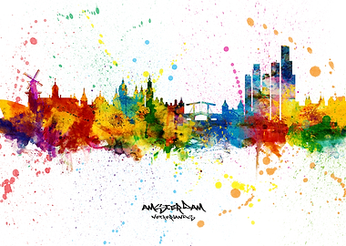 Amsterdam Skyline