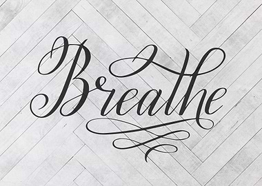 Breathe Farmhouse Sign