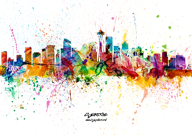 Seattle Washington Skyline