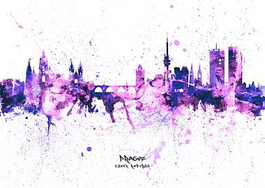 Prague Skyline