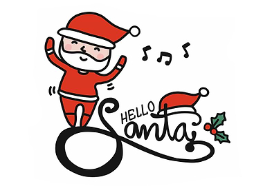 Hello Santa dancing