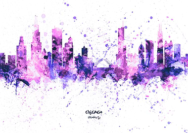 Chicago Illinois Skyline